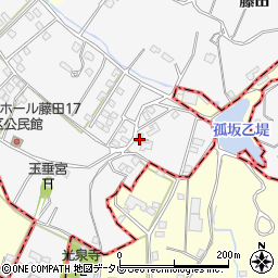 福岡県久留米市荒木町藤田1267-7周辺の地図