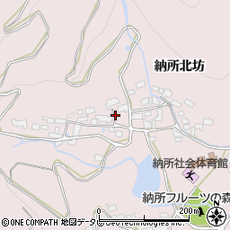 佐賀県多久市東多久町納所北坊2414-1周辺の地図
