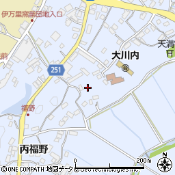 佐賀県伊万里市大川内町丙2418周辺の地図