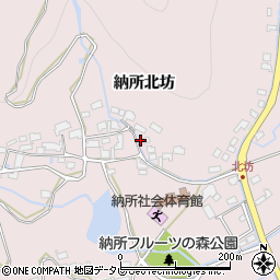 佐賀県多久市東多久町納所北坊2322周辺の地図