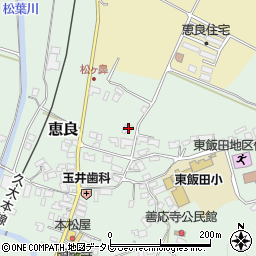 大分県玖珠郡九重町恵良434-1周辺の地図