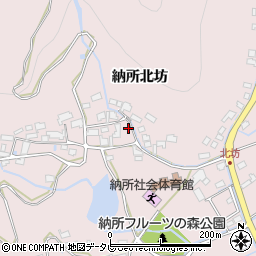 佐賀県多久市東多久町納所北坊2321周辺の地図