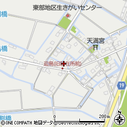 佐賀県神埼市千代田町迎島932周辺の地図