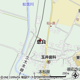 大分県玖珠郡九重町恵良387周辺の地図