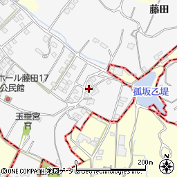 福岡県久留米市荒木町藤田1267-11周辺の地図