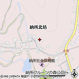 佐賀県多久市東多久町納所北坊2327-1周辺の地図