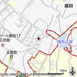 福岡県久留米市荒木町藤田1267周辺の地図