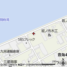鹿島道路株式会社　大分営業所周辺の地図