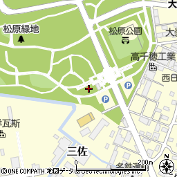 松原緑地トイレ４周辺の地図