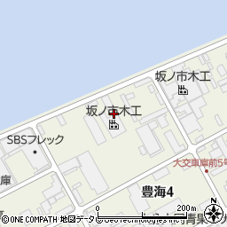 坂ノ市木工周辺の地図