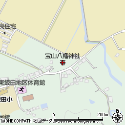 宝山八幡神社周辺の地図