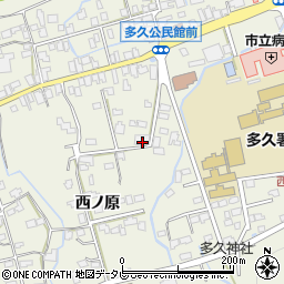 佐賀県多久市多久町西ノ原2127周辺の地図