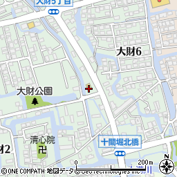 ミニストップ佐賀大財２丁目店周辺の地図