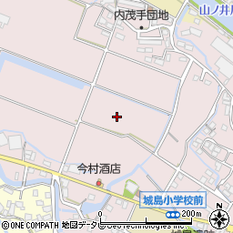 福岡県久留米市城島町城島周辺の地図