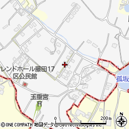 福岡県久留米市荒木町藤田1265-63周辺の地図