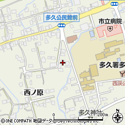 佐賀県多久市多久町西ノ原2143周辺の地図