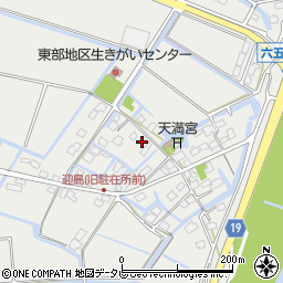 佐賀県神埼市千代田町迎島986周辺の地図