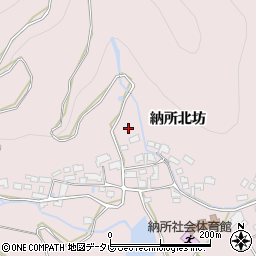 佐賀県多久市東多久町大字納所周辺の地図