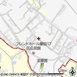 福岡県久留米市荒木町藤田1265-119周辺の地図