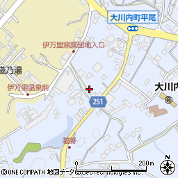 佐賀県伊万里市大川内町丙2499周辺の地図