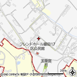 福岡県久留米市荒木町藤田1265-12周辺の地図