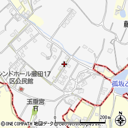 福岡県久留米市荒木町藤田1265-62周辺の地図
