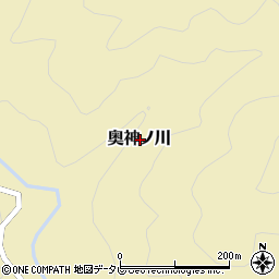 高知県高岡郡四万十町奥神ノ川周辺の地図