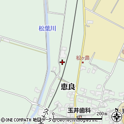大分県玖珠郡九重町恵良379周辺の地図