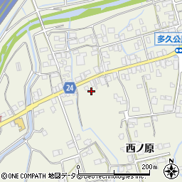 佐賀県多久市多久町西ノ原2111周辺の地図