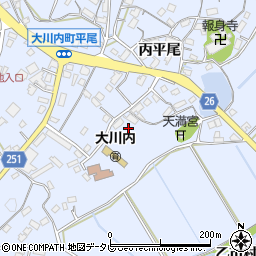 佐賀県伊万里市大川内町丙平尾2401-1周辺の地図