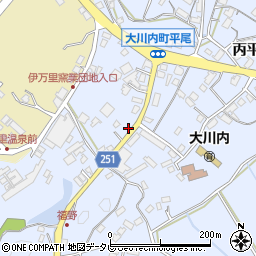 佐賀県伊万里市大川内町丙平尾2502周辺の地図