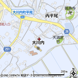 佐賀県伊万里市大川内町丙平尾2401周辺の地図