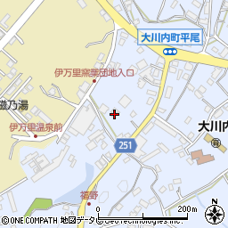 佐賀県伊万里市大川内町丙平尾2511周辺の地図