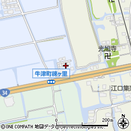 佐賀県小城市牛津町乙柳773周辺の地図