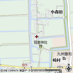 佐賀県神埼市小森田周辺の地図