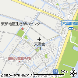 佐賀県神埼市千代田町迎島周辺の地図