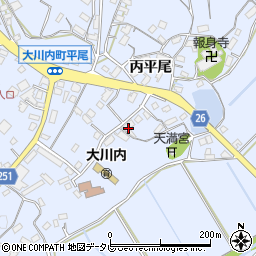 佐賀県伊万里市大川内町丙平尾2393周辺の地図