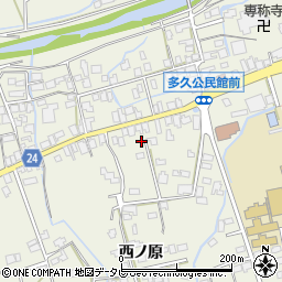 佐賀県多久市多久町西ノ原2118周辺の地図