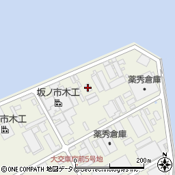 株式会社ダイプロ　大分工場周辺の地図