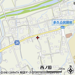 佐賀県多久市多久町西ノ原2208-1周辺の地図