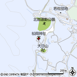 松岡神社周辺の地図