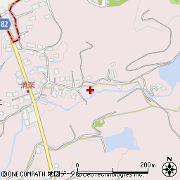 福岡県八女郡広川町日吉1068-1周辺の地図