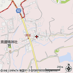 福岡県八女郡広川町日吉1107周辺の地図