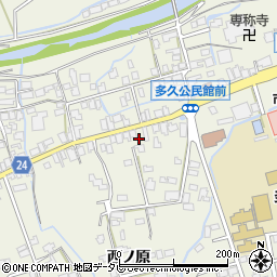 佐賀県多久市多久町西ノ原2201-1周辺の地図