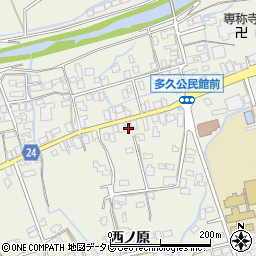 佐賀県多久市多久町西ノ原2203周辺の地図