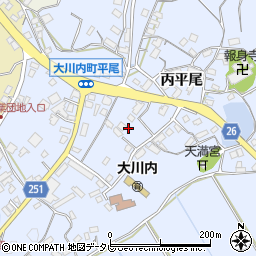 佐賀県伊万里市大川内町丙2450周辺の地図