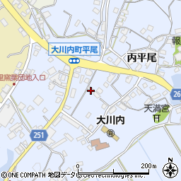 佐賀県伊万里市大川内町丙平尾2448-3周辺の地図
