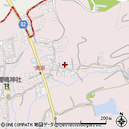 福岡県八女郡広川町日吉1092周辺の地図