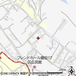 福岡県久留米市荒木町藤田1265-50周辺の地図