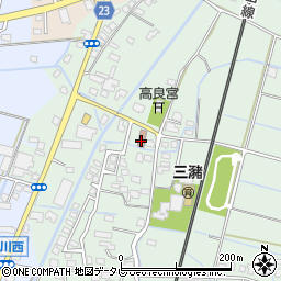 田川西コミュニティーセンター周辺の地図